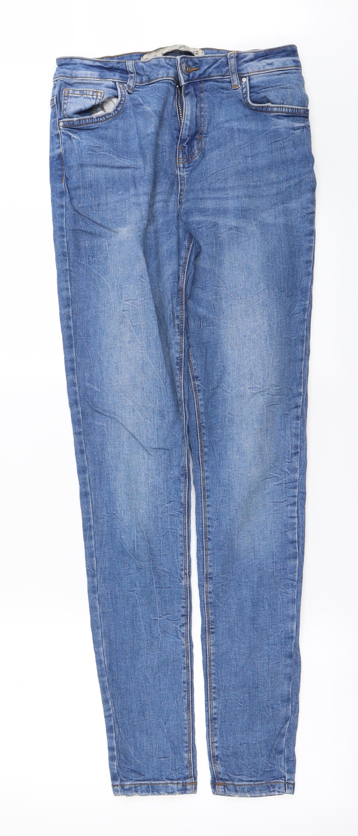 denim co Womens Blue   Straight Jeans Size 12 L27 in