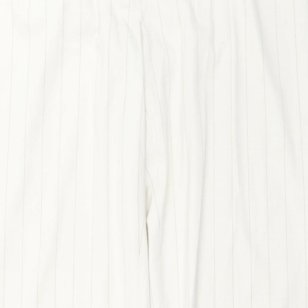 Womens UK Size 16 H&M Regular Fit  Ivory Trousers