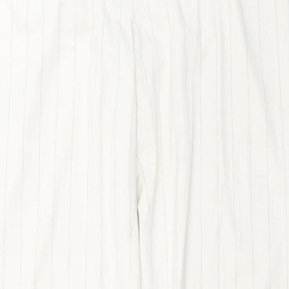 Womens UK Size 16 H&M Regular Fit  Ivory Trousers