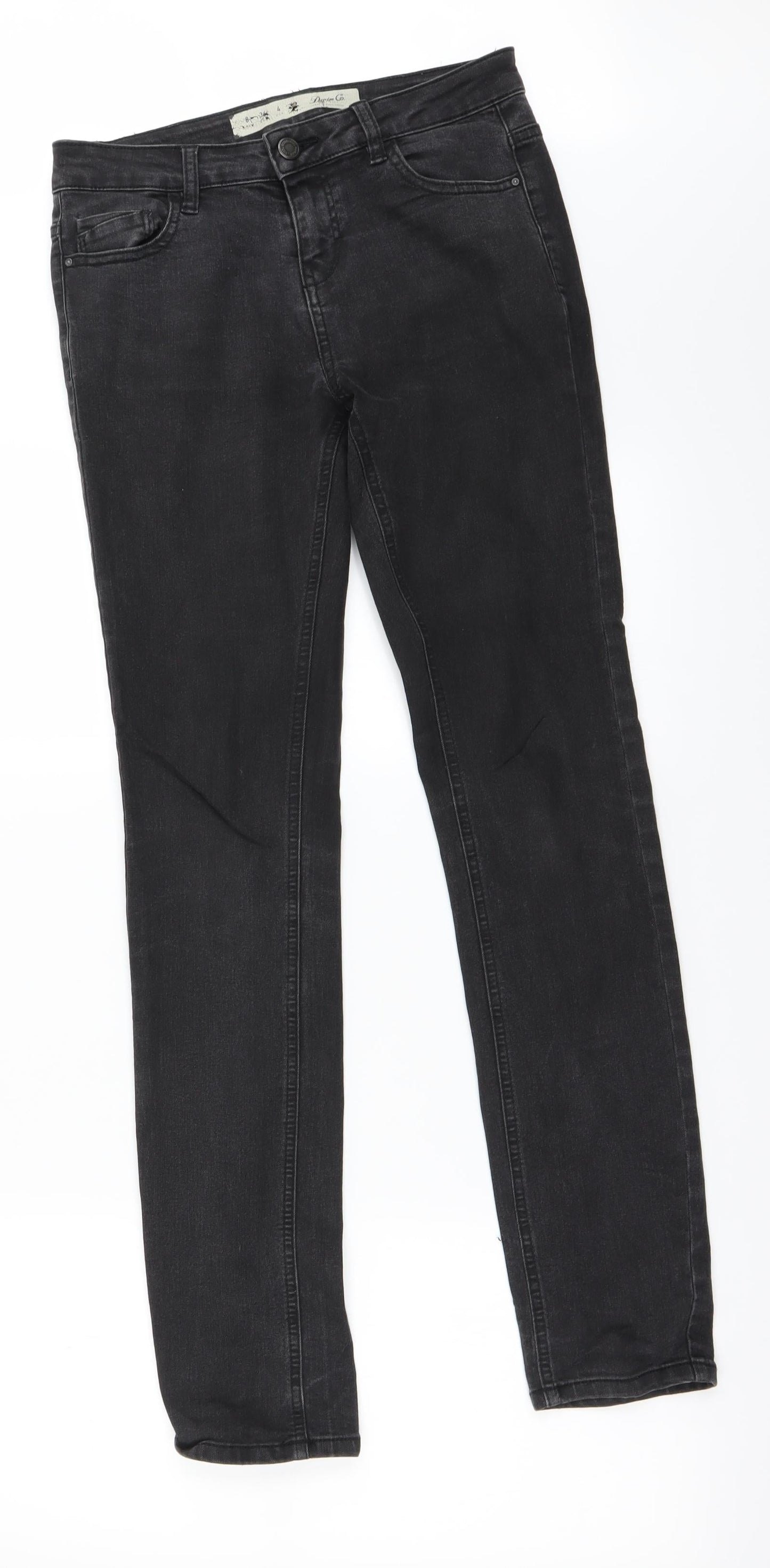 denim co Womens Black   Straight Jeans Size 8 L29 in