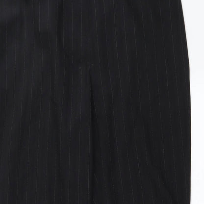 Womens UK Size 12 Marks and Spencer Regular Fit  Black Trousers