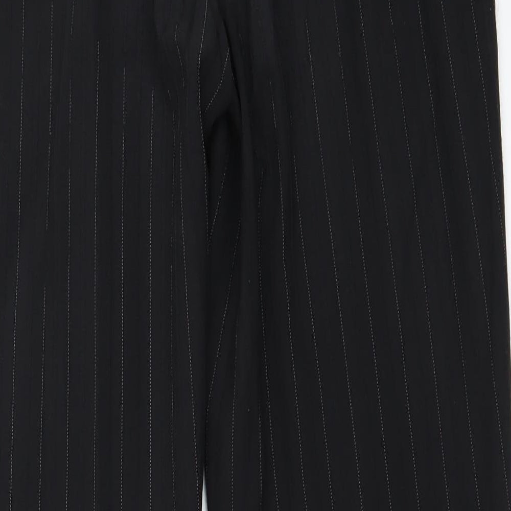 Womens UK Size 12 Marks and Spencer Regular Fit  Black Trousers