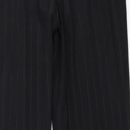 Womens UK Size 12 Marks and Spencer Regular Fit  Black Trousers