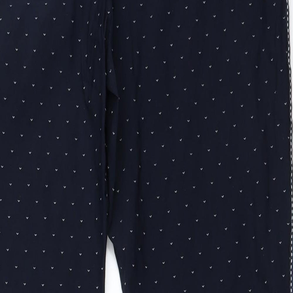 Monsoon Womens Blue   Trousers  Size 14 L23 in