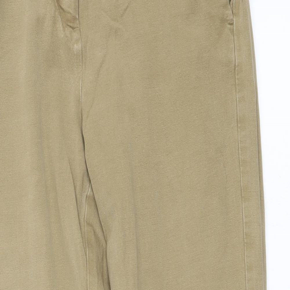 Womens UK Size 10 Marks and Spencer Regular Fit Tapered Beige Jeans