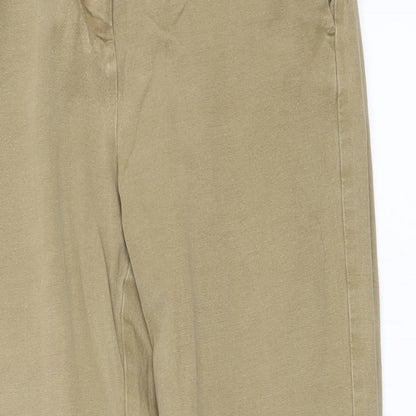 Womens UK Size 10 Marks and Spencer Regular Fit Tapered Beige Jeans