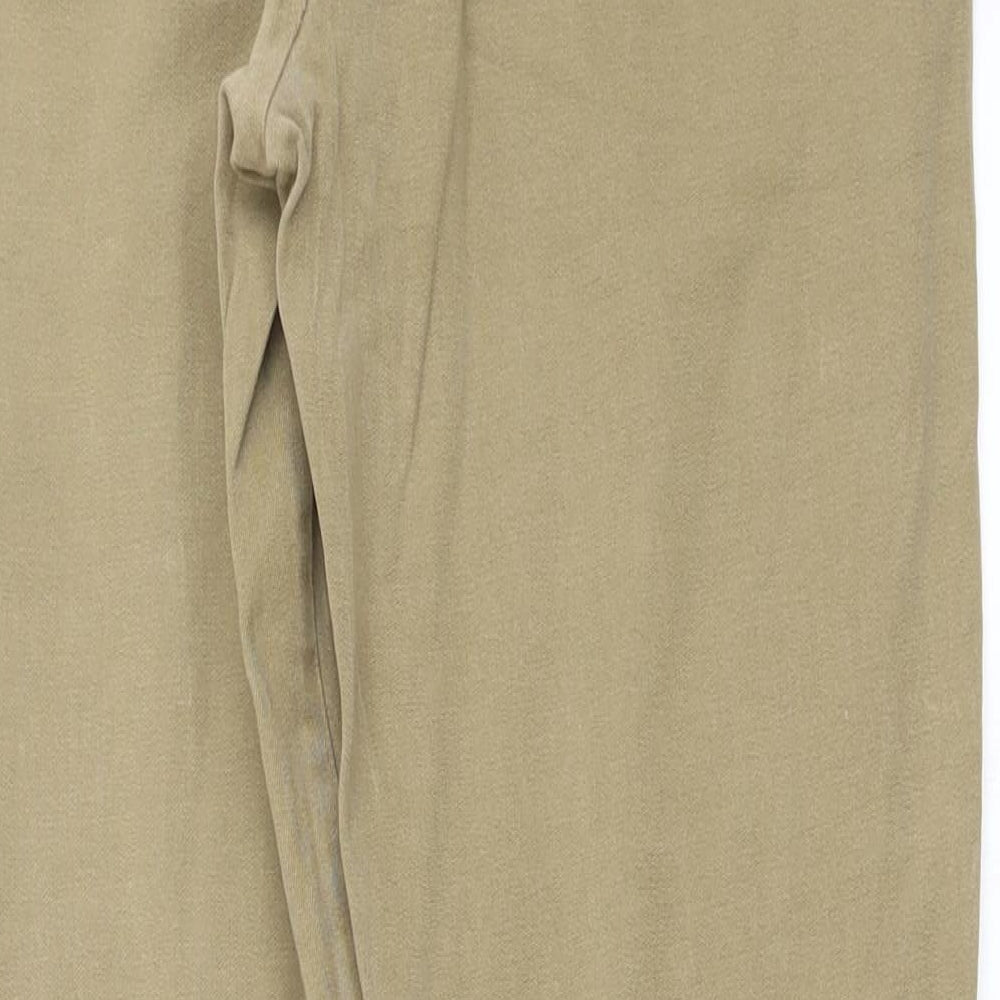 Womens UK Size 10 Marks and Spencer Regular Fit Tapered Beige Jeans