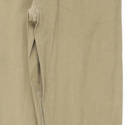 Womens UK Size 10 Marks and Spencer Regular Fit Tapered Beige Jeans