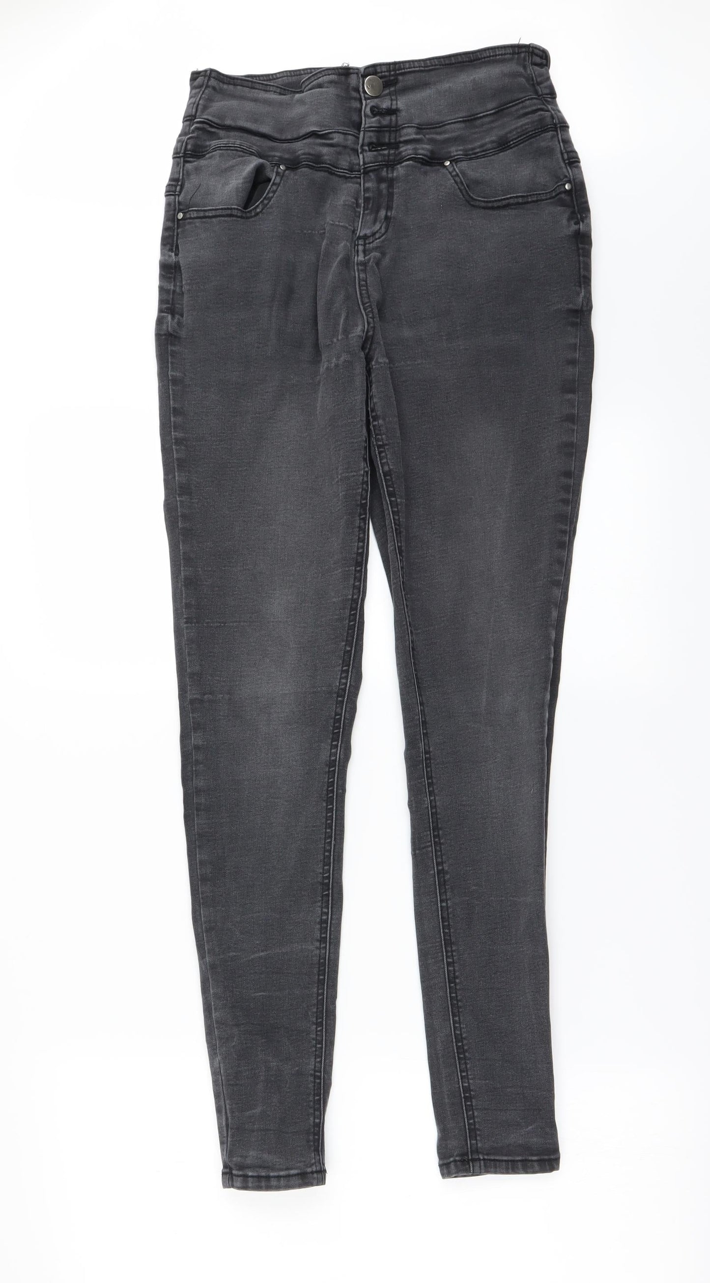 Very Womens Beige   Skinny Jeans Size 12 L28 in