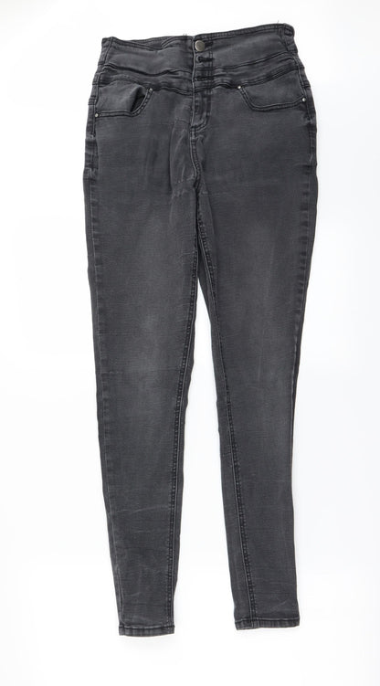 Very Womens Beige   Skinny Jeans Size 12 L28 in