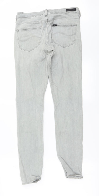 Womens UK Size 30 in Preworn Regular Fit Straight Ivory Jeans