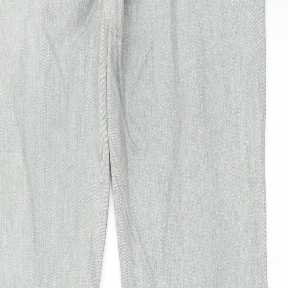 Womens UK Size 30 in Preworn Regular Fit Straight Ivory Jeans