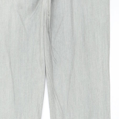 Womens UK Size 30 in Preworn Regular Fit Straight Ivory Jeans