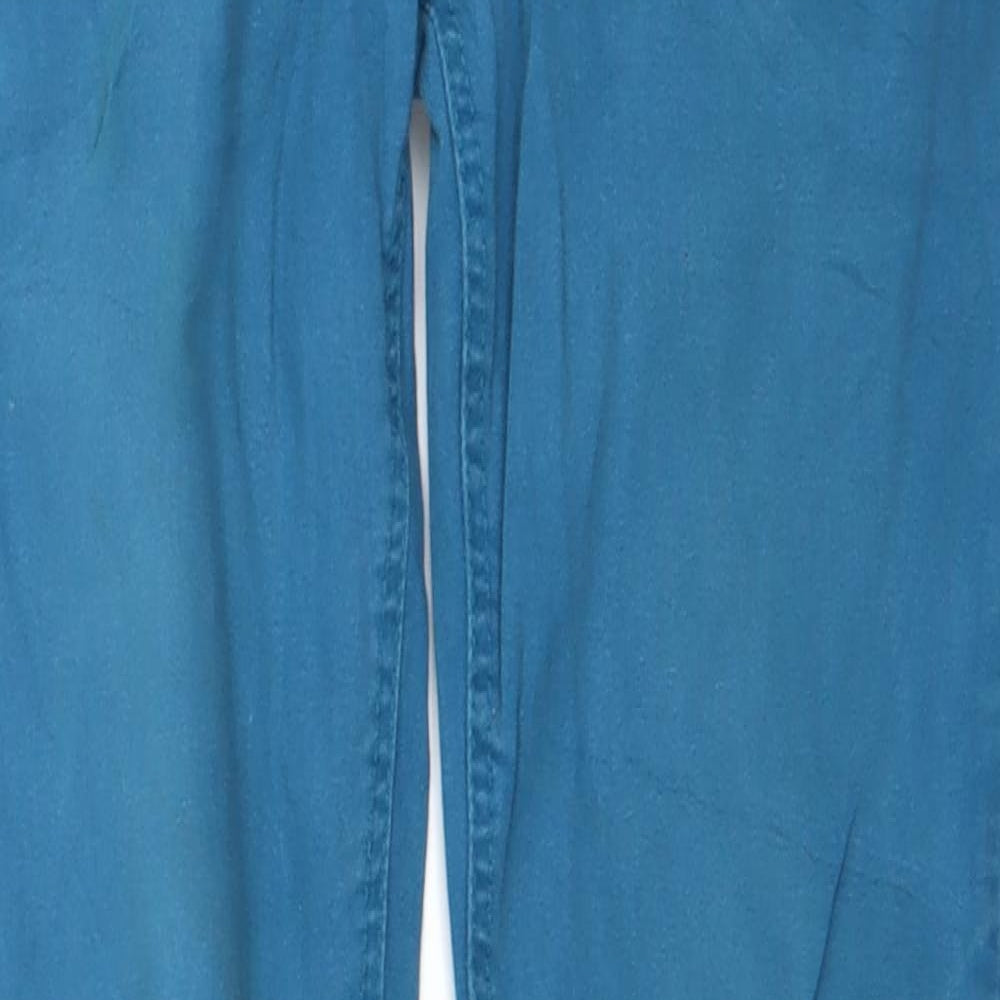 Womens UK Size 10 Preworn Regular Fit Skinny Blue Jeans