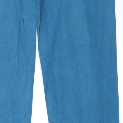 Womens UK Size 10 Preworn Regular Fit Skinny Blue Jeans