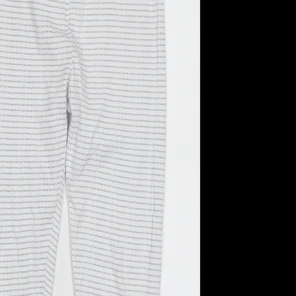 George Girls White   Sweatpants Trousers Size 10-11 Years - Eat Sleep Dream Repeat Loungeear