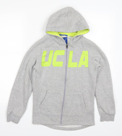 UCLA Womens Grey   Full Zip Hoodie Size 10