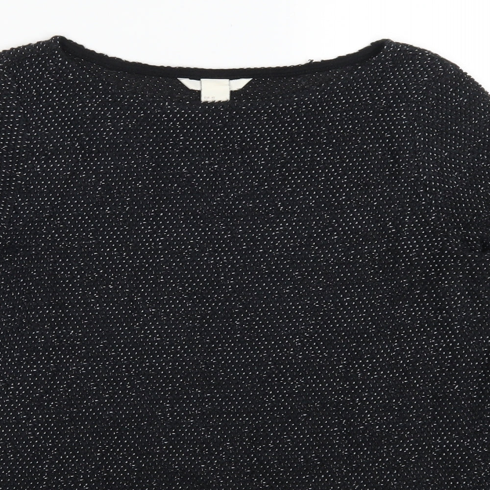 H&M Girls Grey   Pullover Jumper Size XS