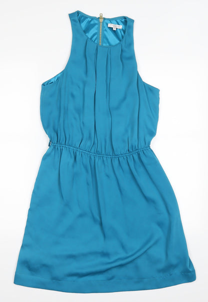 New Look Womens Blue   Skater Dress  Size 14