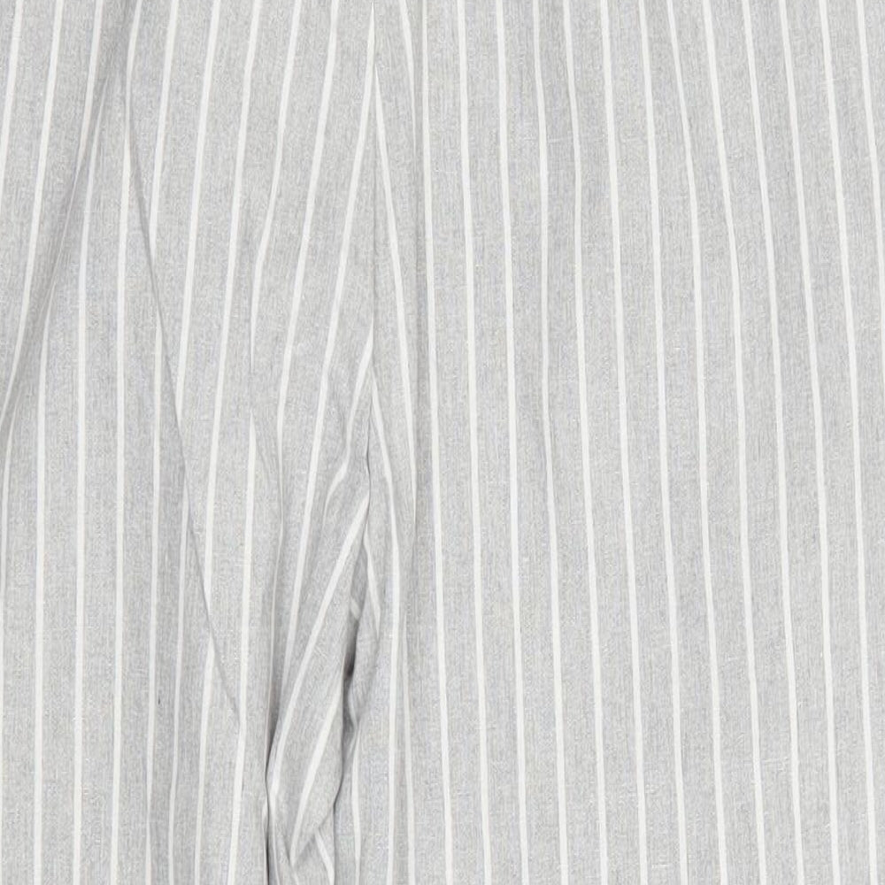 Womens UK Size L Preworn Regular Fit  Grey Trousers