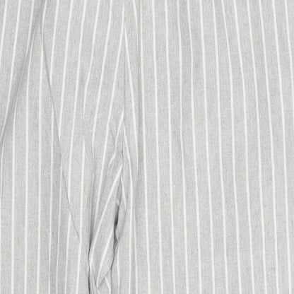 Womens UK Size L Preworn Regular Fit  Grey Trousers