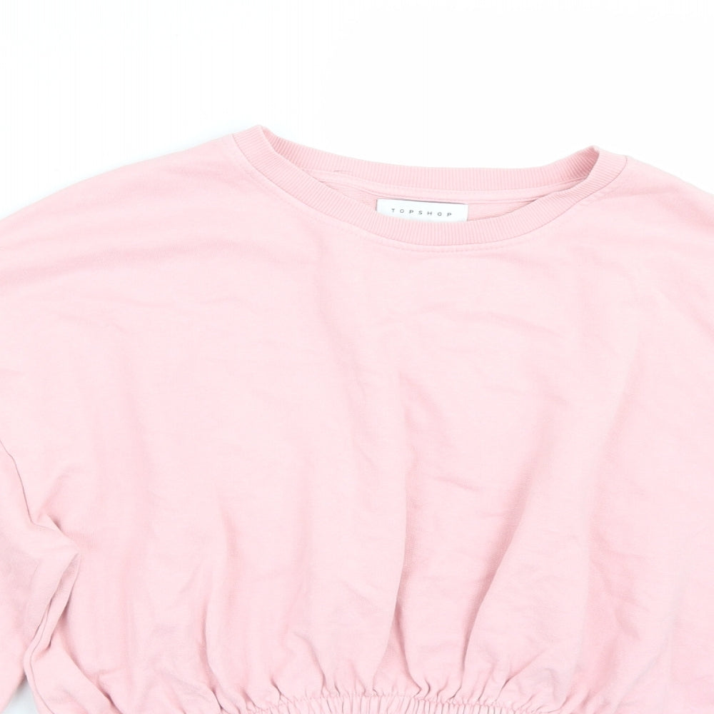 Topshop Womens Pink   Pullover Jumper Size S