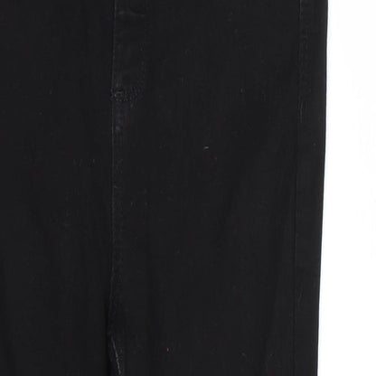 Denim & Co. Womens Black   Skinny Jeans Size 10 L28 in