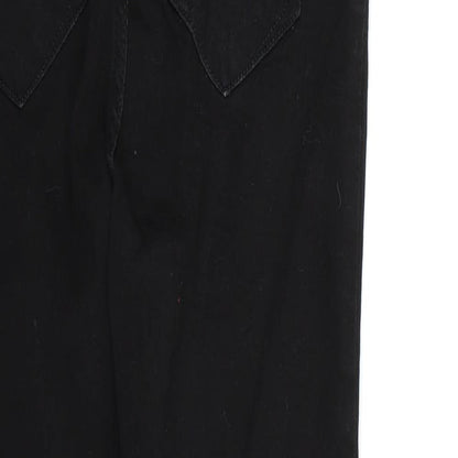 Denim & Co. Womens Black   Skinny Jeans Size 10 L28 in