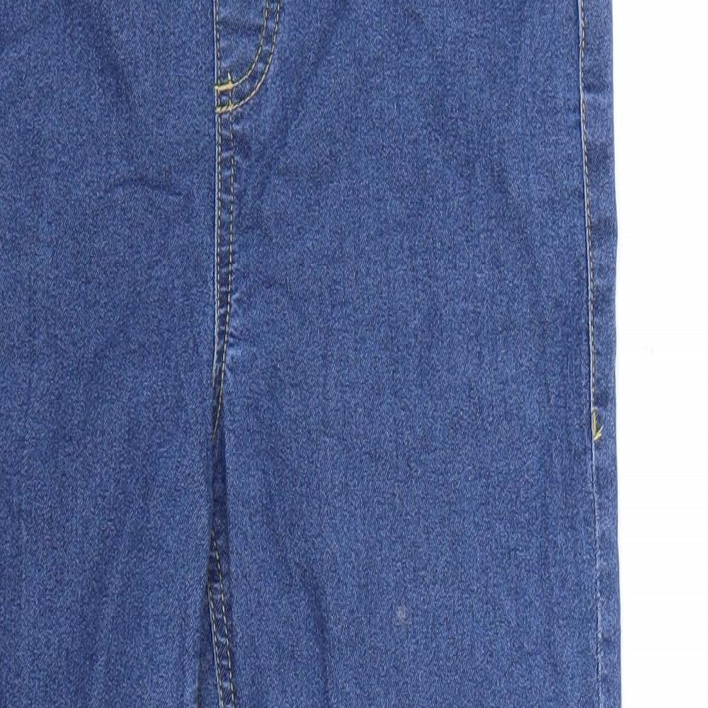 Avenue Womens Blue   Straight Jeans Size 12 L29 in