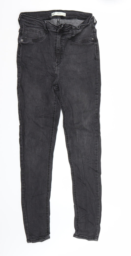 Womens UK Size L Molly Regular Fit Skinny Black Jeans