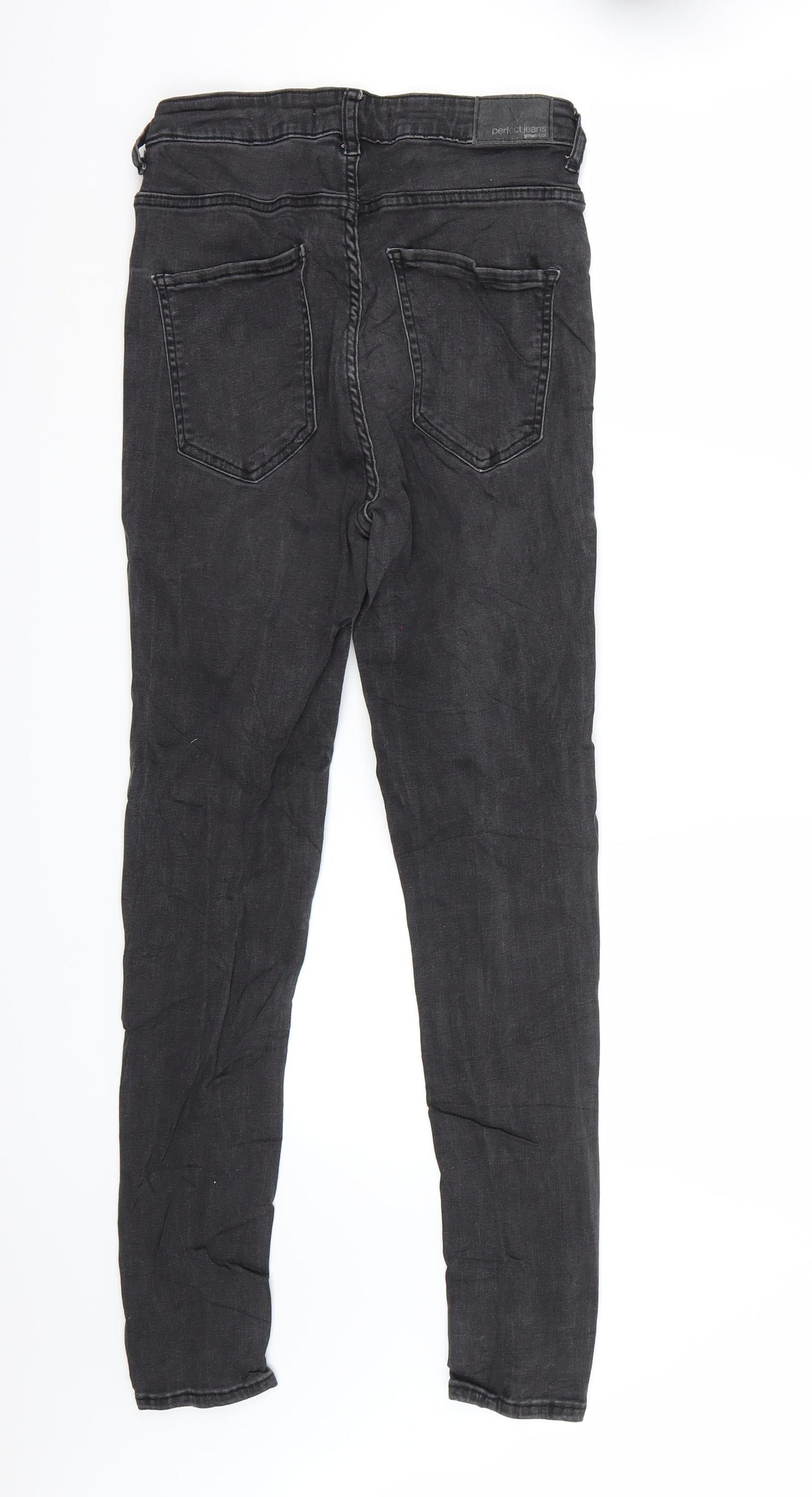 Womens UK Size L Molly Regular Fit Skinny Black Jeans