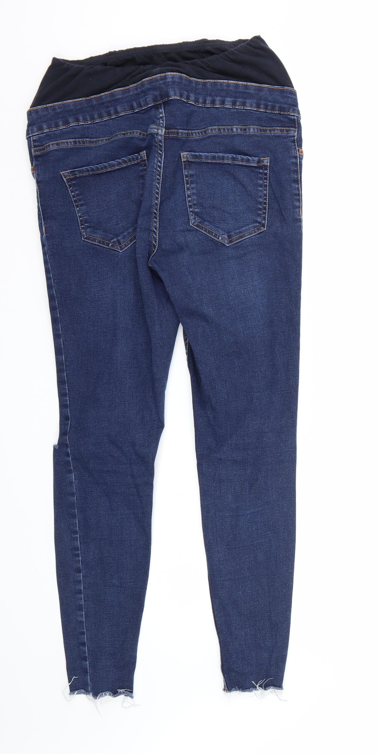 Womens UK Size 10 Newlook Regular Fit Straight Blue Jeans