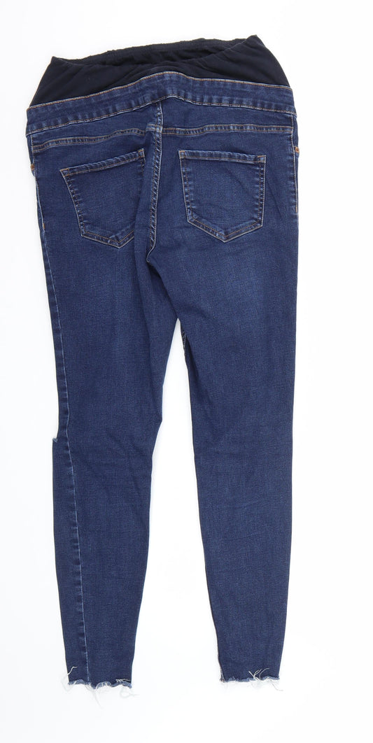 Womens UK Size 10 Newlook Regular Fit Straight Blue Jeans
