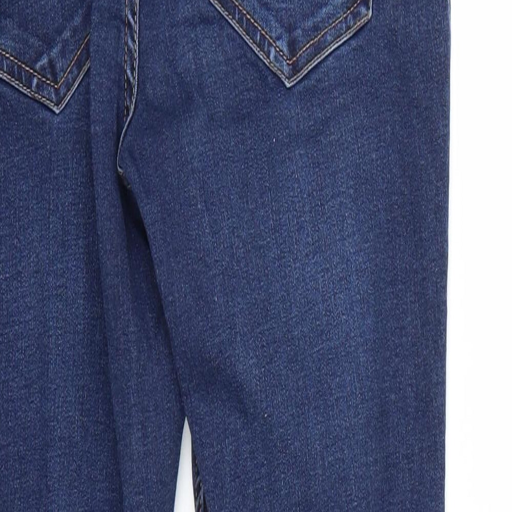 Womens UK Size 10 Newlook Regular Fit Straight Blue Jeans