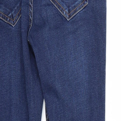Womens UK Size 10 Newlook Regular Fit Straight Blue Jeans