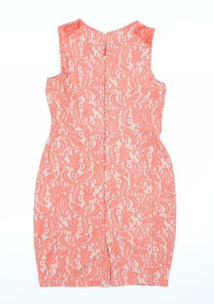 Warehouse Womens Orange   A-Line  Size 12