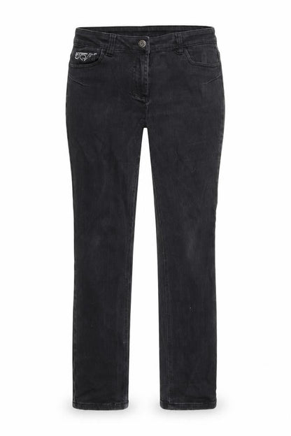 Womens Black  Denim Skinny Jeans Size 14 L31 in