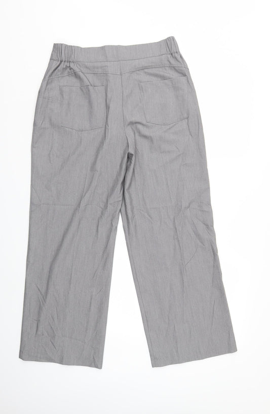 Womens UK Size 32 in Preworn Regular Fit  Grey Trousers