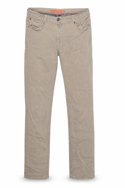 Mens UK Size 31 in Cecil Regular Fit Straight Brown Jeans