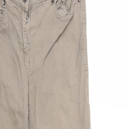 Cecil Mens Brown  Denim Straight Jeans Size 31 in L31 in