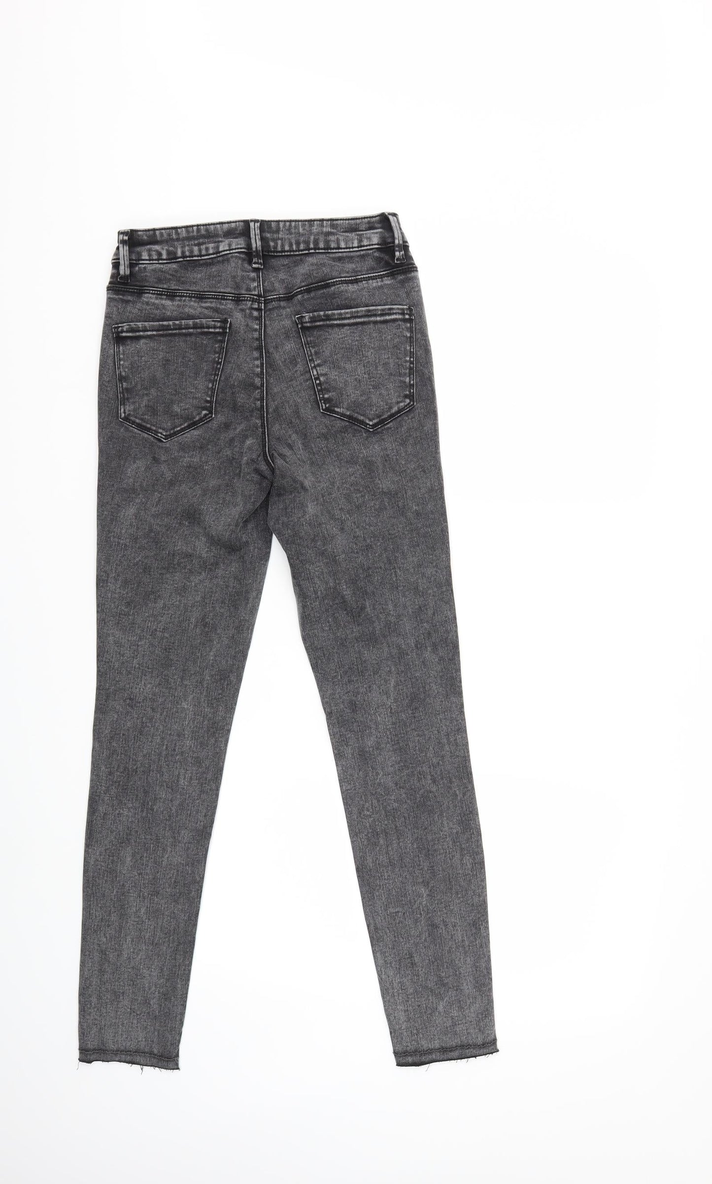 George Womens Grey  Denim Skinny Jeans Size 8 L28 in