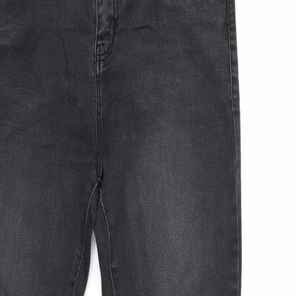 Select Womens Black  Denim Skinny Jeans Size 14 L30 in