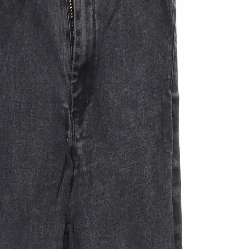 Denim & Co. Womens Grey  Denim Skinny Jeans Size 12 L26 in