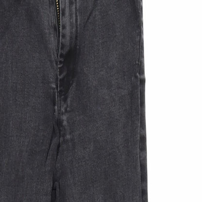 Denim & Co. Womens Grey  Denim Skinny Jeans Size 12 L26 in