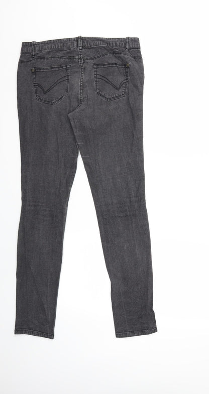Only Womens Grey  Denim Skinny Jeans Size 30 in L34 in