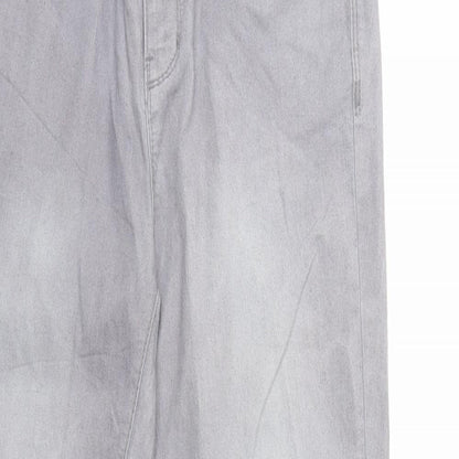 Denim & Co. Womens Green  Denim Skinny Jeans Size 12 L28 in