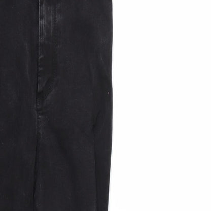 Denim & Co. Womens Black  Denim Skinny Jeans Size 10 L25 in