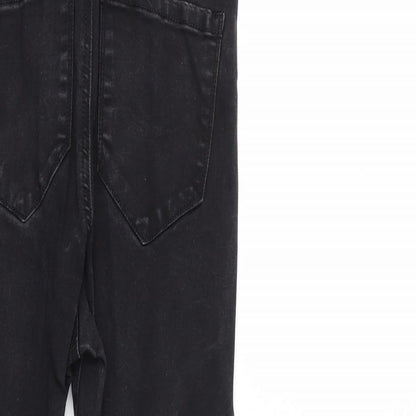 Denim & Co. Womens Black  Denim Skinny Jeans Size 10 L25 in