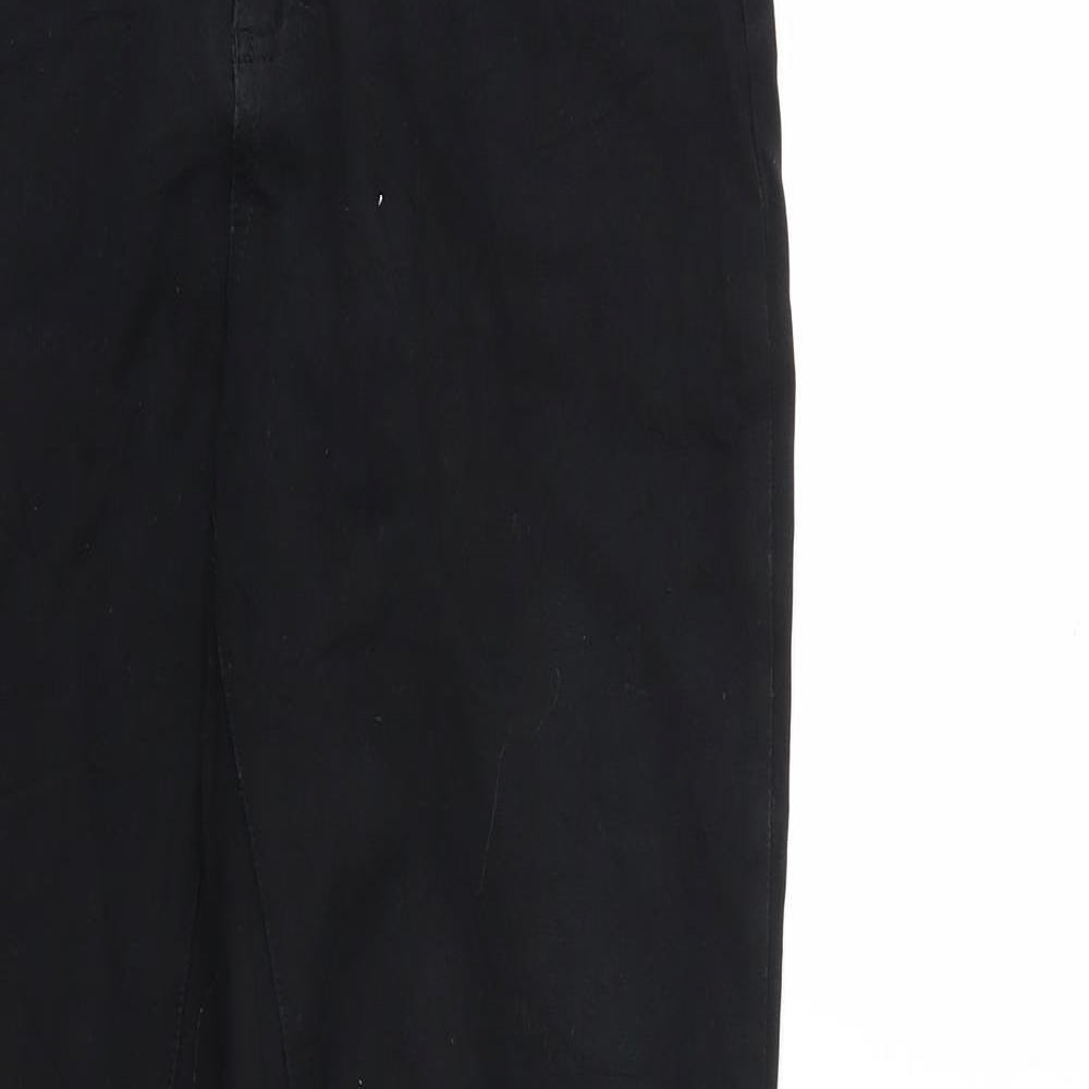 SAND Womens Black  Denim Straight Jeans Size 28 in L30 in