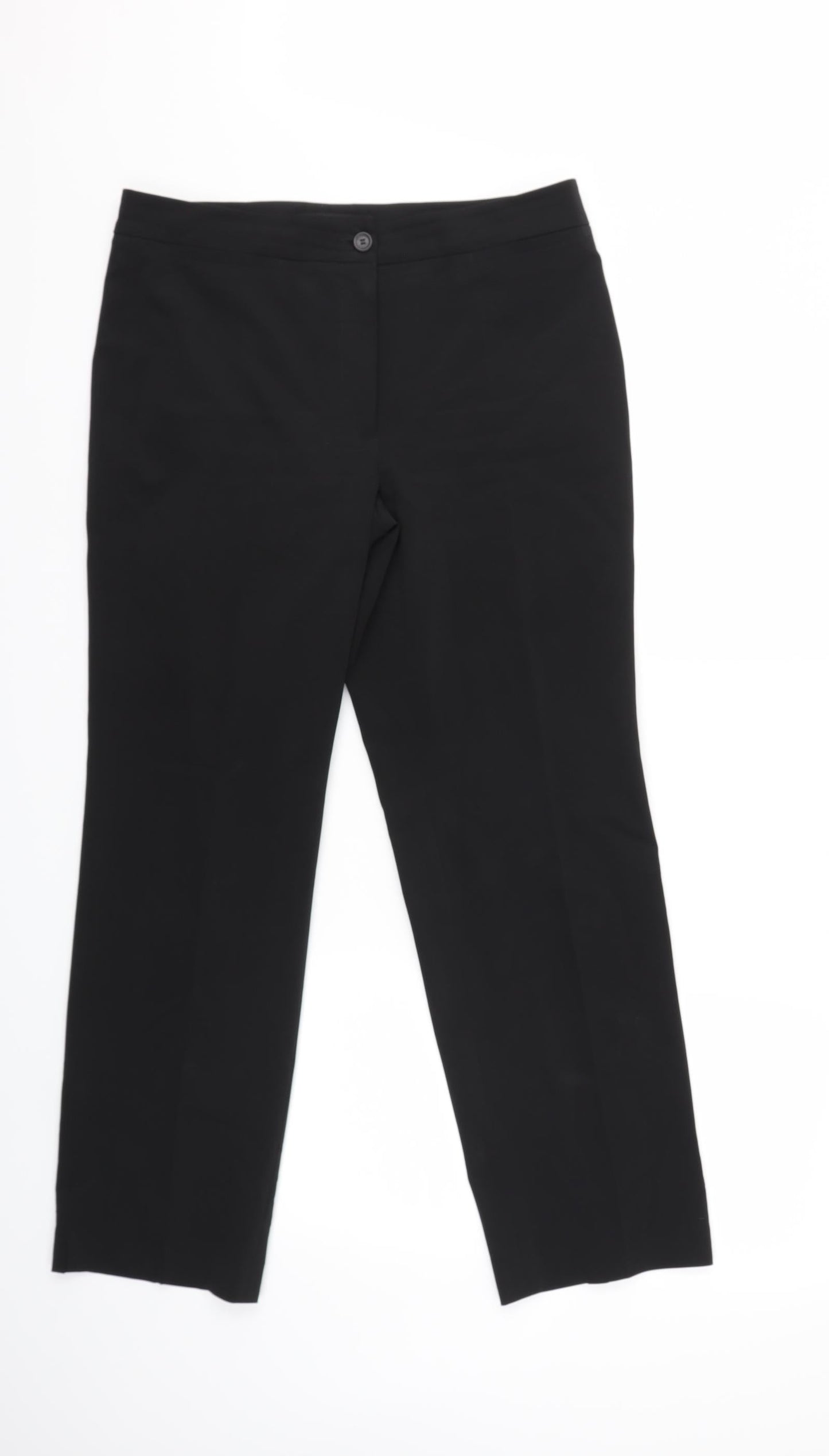 Womens UK Size 34 in Cambio Regular Fit  Black Trousers